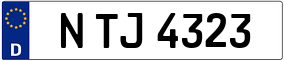 Truck License Plate